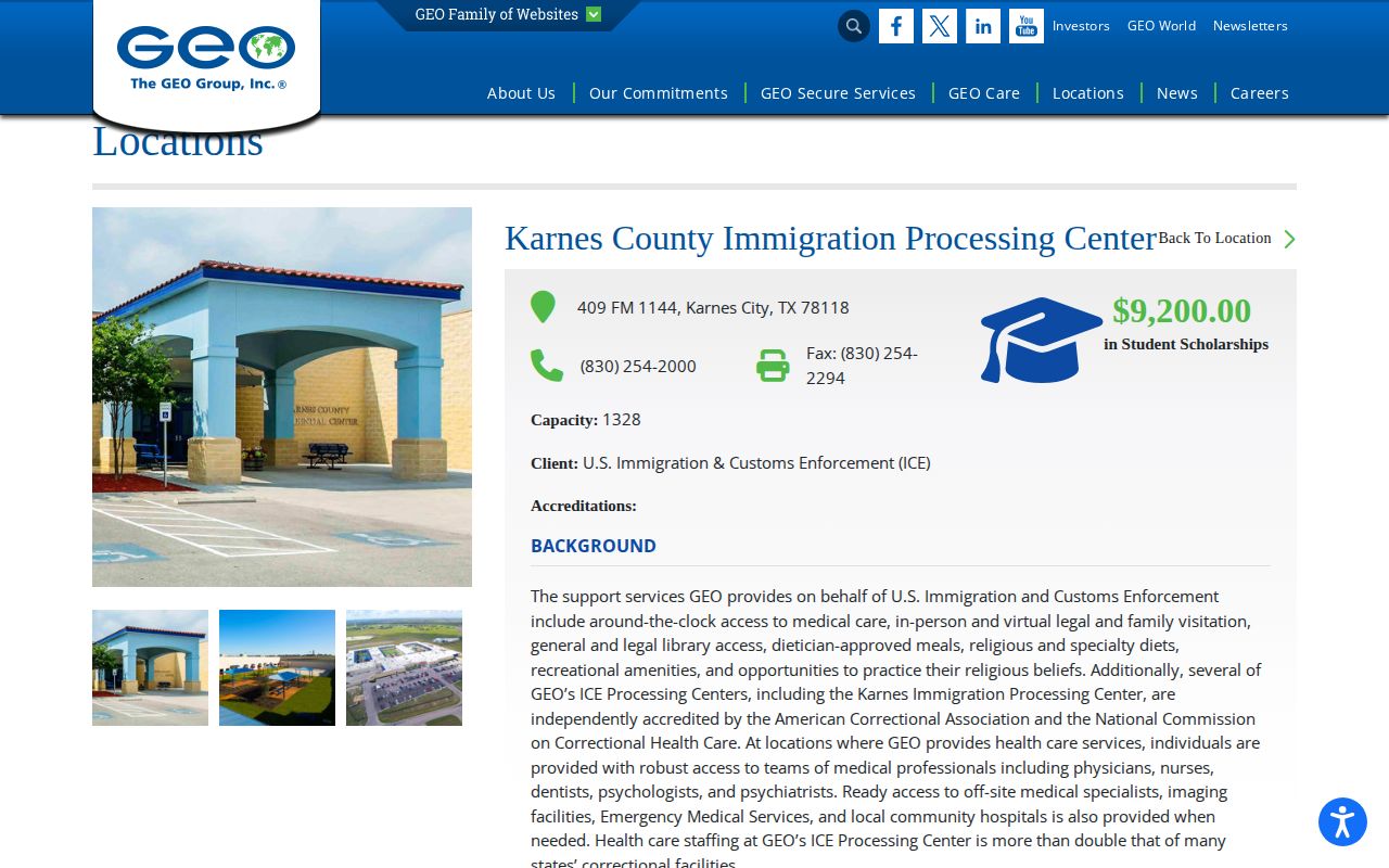 Karnes County Immigration Processing Center ICE release source